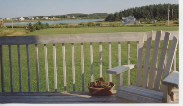 /View of MacKay Pond from deck